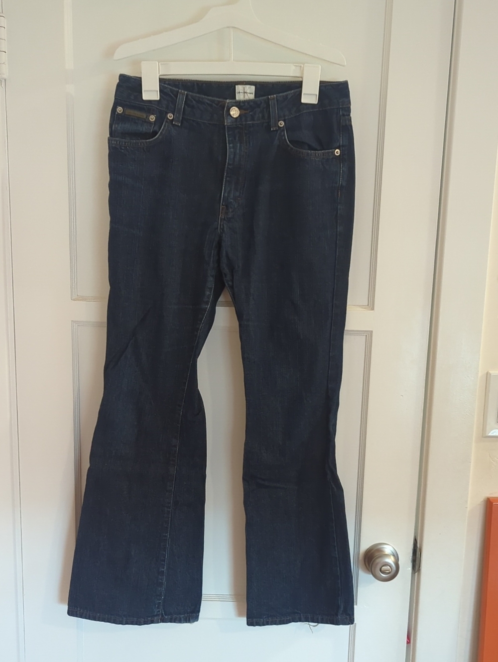 Calvin Klein Jeans Dark Blue Wide-Leg Jeans